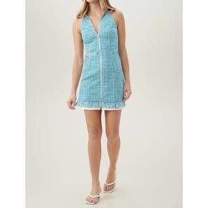 Trina Turk | Dresses | New Trina Turk Rosalina Dress In Blue Bayouwhitewash  | Poshmark
